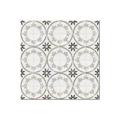 Aelle Carrelage Carrelage Sol Effet Carreaux De Ciment<Carrelage sol / mur effet ciment 20x20 cm FIYI BLANCO NASSAU