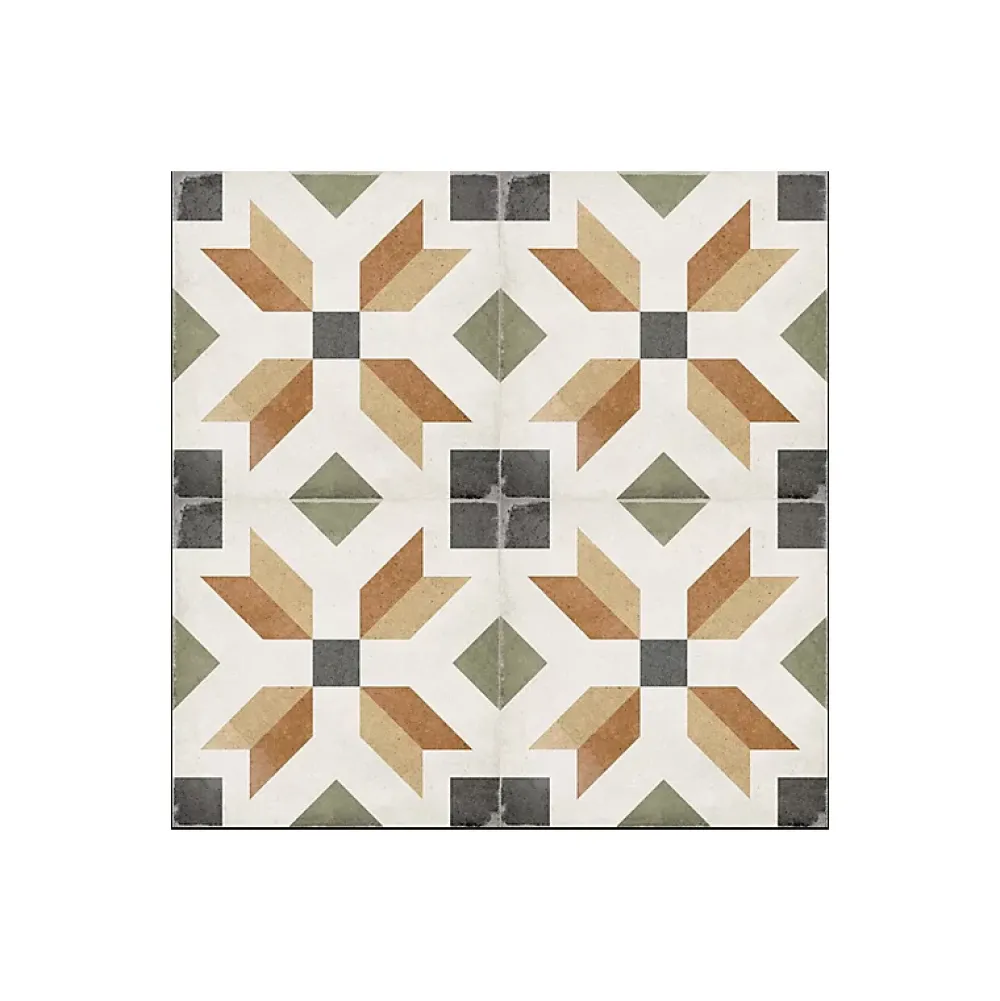 Aelle Carrelage Carrelage Sol Pour Cuisine|Carrelage Sol Effet Carreaux De Ciment<Carrelage sol / mur effet ciment motif coloré 20x20 cm ART NOUVEAU EMPIRE COLOUR