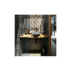 Aelle Carrelage Carrelage Sol Pour Cuisine|Carrelage Sol Effet Carreaux De Ciment<Carrelage sol / mur effet ciment motif coloré 20x20 cm ART NOUVEAU EMPIRE COLOUR
