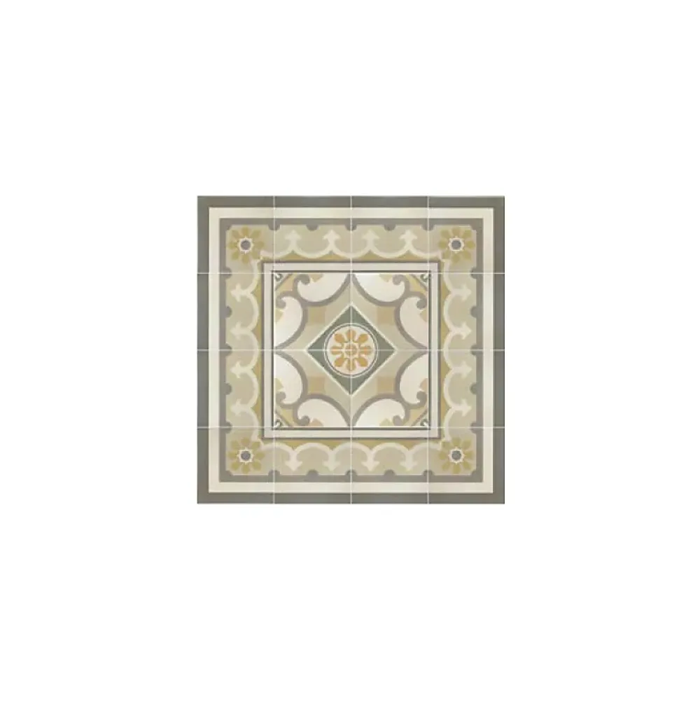 Aelle Carrelage Carrelage Sol Effet Carreaux De Ciment<Carrelage sol / mur effet ciment taupe 20x20 cm CAPRICE - BURGUNDY ANGLE