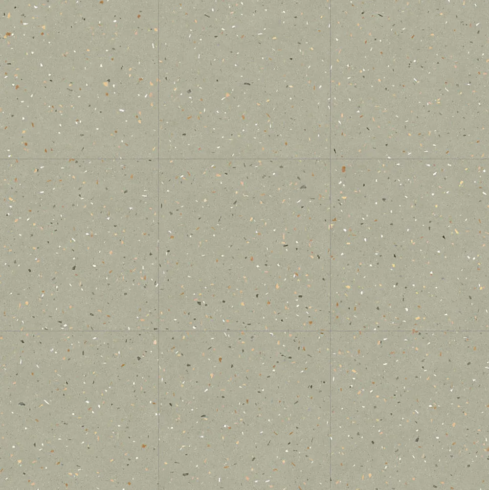 Eiffel art construction Carrelage Sol Effet Terrazzo<Carrelage sol / mur effet terrazzo 80x80 cm Croccante-R Menta(vendu par boite de 1.28m2)
