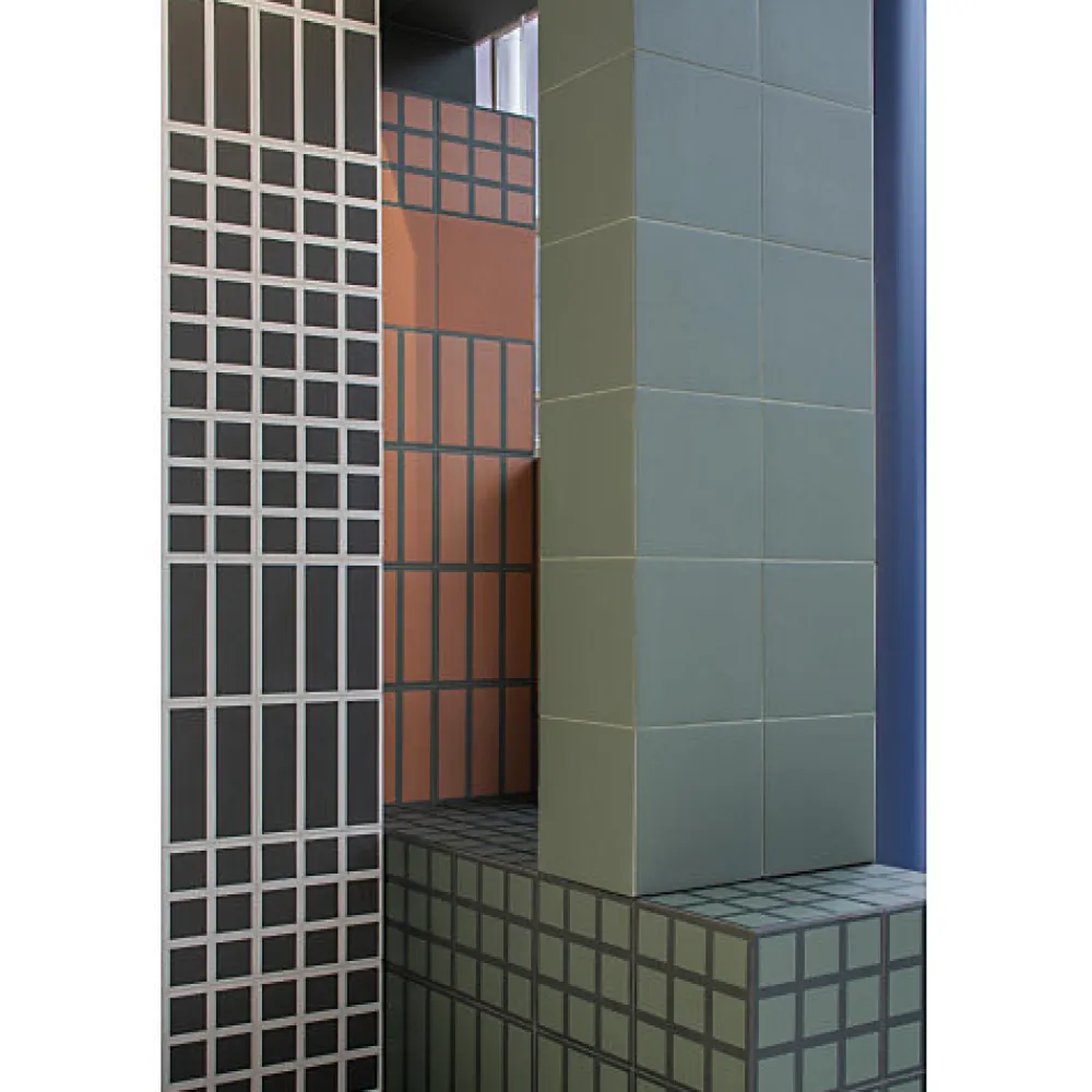 Eiffel art construction Carrelage Sol Effet Terrazzo<Carrelage sol / mur effet terrazzo 80x80 cm Croccante-R Menta(vendu par boite de 1.28m2)