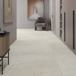 Aelle Carrelage Carrelage Sol Effet Pierre<Carrelage sol / mur effet pierre beige 80x80 cm BETILO R SAND