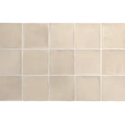 Aelle Carrelage Carrelage Sol Pour Salle De Bains|Carrelage Sol Uni<carrelage sol / mur effet zellige bejmat beige 10x10 cm mate ARGILE SIENA 10x10 cm