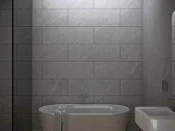 Limcaro Carrelage Sol Pour Salle De Bains|Carrelage Sol Effet Marbre<Carrelage sol / mur effet marbre gris LAGOM GREY l.60 x L.120 cm Mat