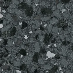 Aelle Carrelage Carrelage Sol Effet Pierre<Carrelage sol / mur effet terrazzo 80x80 cm MONACO R NEGRO