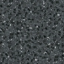 Aelle Carrelage Carrelage Sol Effet Pierre<Carrelage sol / mur effet terrazzo 80x80 cm MONACO R NEGRO