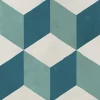 Aelle Carrelage Carrelage sol / mur effet ciment vieilli 20x20 cm TERRA ART CUBO O.C- Carrelage Sol Uni