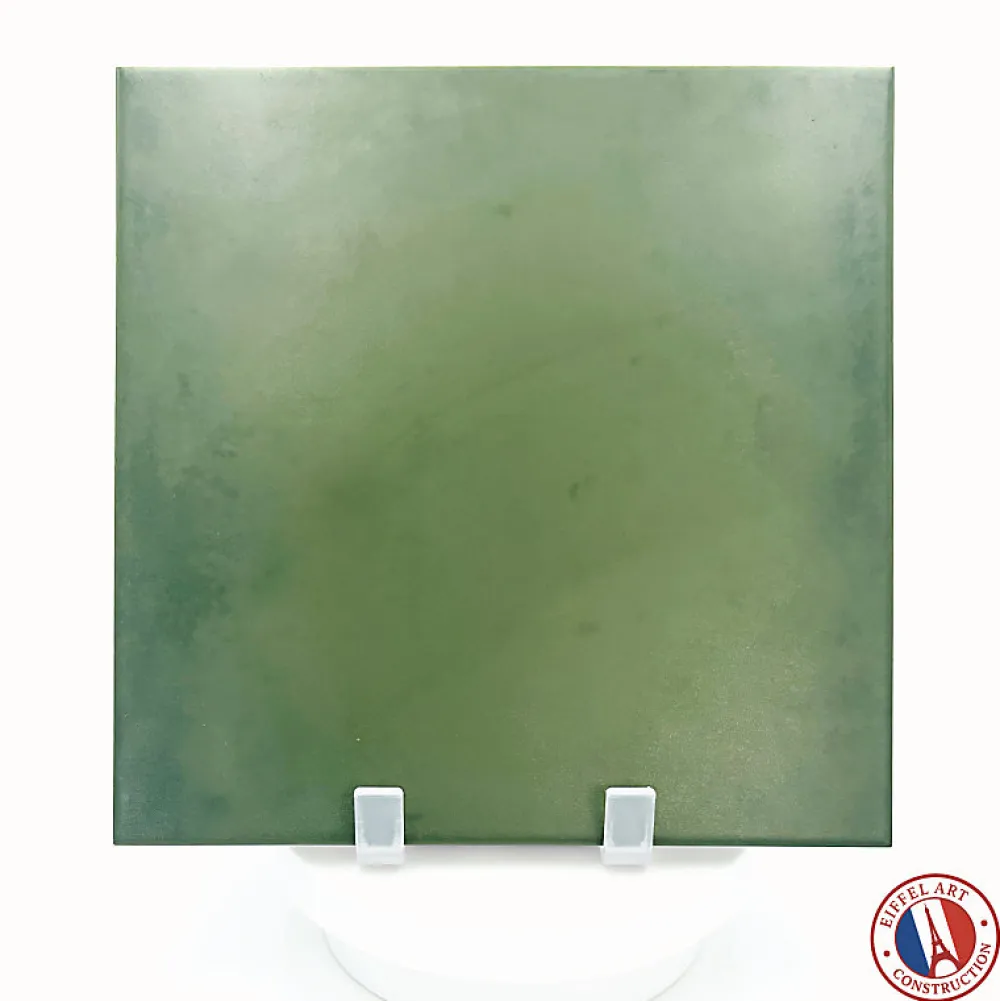 Aelle Carrelage Carrelage sol / mur effet ciment uni vert 20x20 cm 1900 VERDE- Carrelage Sol Effet Carreaux De Ciment
