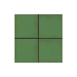 Aelle Carrelage Carrelage sol / mur effet ciment uni vert 20x20 cm 1900 VERDE- Carrelage Sol Effet Carreaux De Ciment