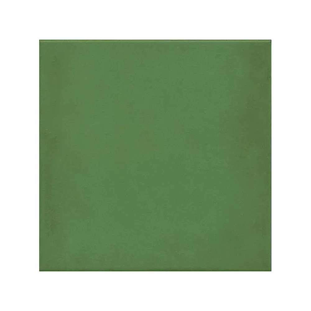 Aelle Carrelage Carrelage sol / mur effet ciment uni vert 20x20 cm 1900 VERDE- Carrelage Sol Effet Carreaux De Ciment