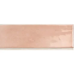 Aelle Carrelage Carrelage sol / mur effet zellige bejmat marocain 5X15 cm rose brillant 5X15 cm COCO ORCHARD PINK WALL- Carrelage Sol Pour Wc|Carrelage Sol Uni