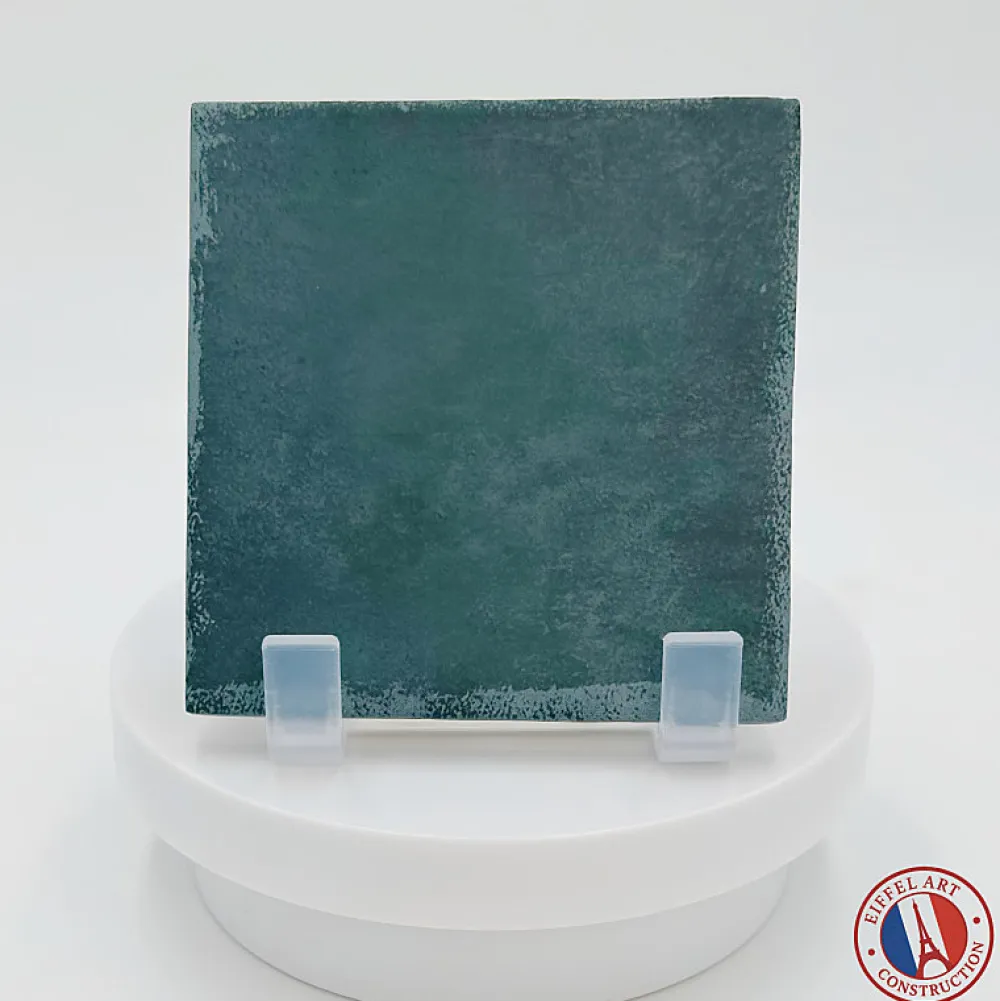 Aelle Carrelage carrelage sol / mur effet zellige bejmat bleu 10x10 cm mate ARGILE GLACIER 10x10 cm- Carrelage Sol Uni|Carrelage Sol Pour Wc