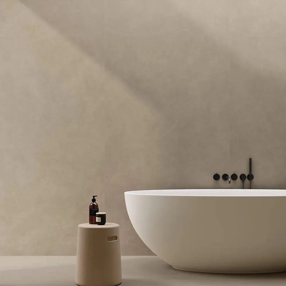 Aelle Carrelage Carrelage sol / mur effet béton ciré naturel 80x80 cm Boost natural ASH- Carrelage Sol Effet Béton|Carrelage Sol Pour Salle De Bains