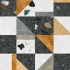 Eiffel art construction Carrelage sol / mur effet terrazzo coloré 80x80 cm STELLATO R MULTICOLOR- Carrelage Sol Effet Terrazzo