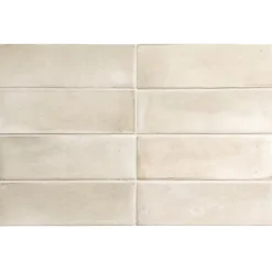 Aelle Carrelage Carrelage Sol Uni|Carrelage Sol Pour Wc<Carrelage sol / mur effet zellige bejmat marocain 5X15 cm crème mate 5X15 cm COCO CANVAS MATT