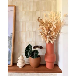 Aelle Carrelage Carrelage Sol Uni|Carrelage Sol Pour Wc<Carrelage sol / mur effet zellige bejmat marocain 5X15 cm crème mate 5X15 cm COCO CANVAS MATT