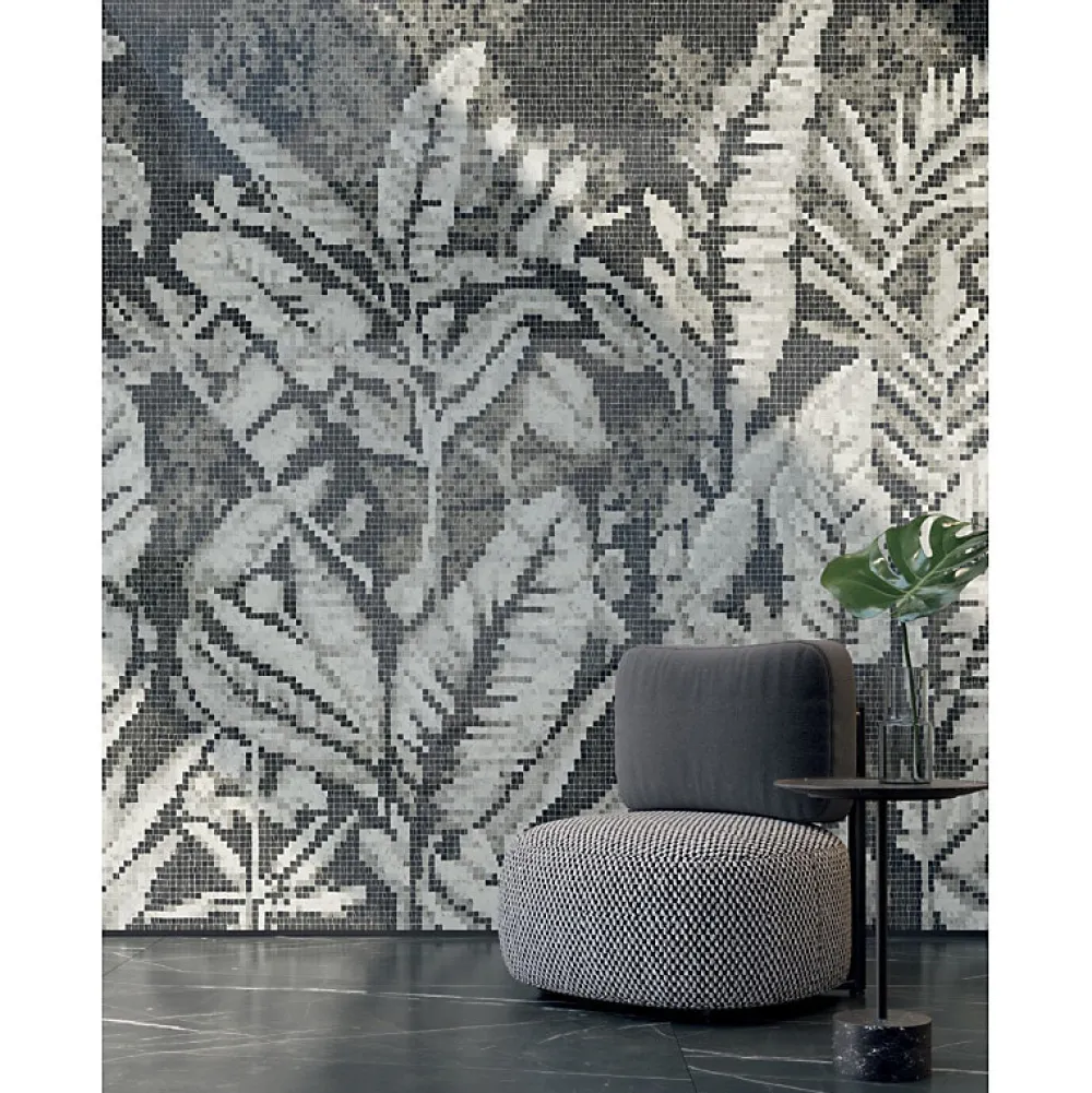 Aelle Carrelage Carrelage Sol Effet Marbre<Carrelage sol / mur effet marbre noir 120X120 cm - SCULTOREA Dark diamond J455