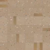 Eiffel art construction Carrelage sol / mur effet terrazzo 20x20 cm Croccante Eclair Nuez - Patchwork(vendu par boite de 1m2)- Carrelage Sol Effet Terrazzo
