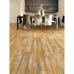Aelle Carrelage Carrelage Sol Effet Bois<Carrelage sol / mur effet bois vieilli jaune moutarde 14,4 x 89,3 cm YUGO R ALBERO