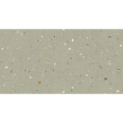 Eiffel art construction Carrelage sol / mur effet terrazzo 60x120 cm Croccante-R Menta (vendu par boite de 1.44m2)- Carrelage Sol Effet Terrazzo|Carrelage Sol Pour Cuisine