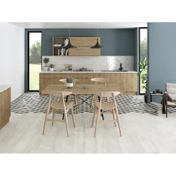 Eiffel art construction Carrelage sol / mur effet bois 20x120 cm ARTWOOD WHITE(vendu par boite de 1.44m2)- Carrelage Sol Effet Bois|Carrelage Sol Pour Pièce À Vivre