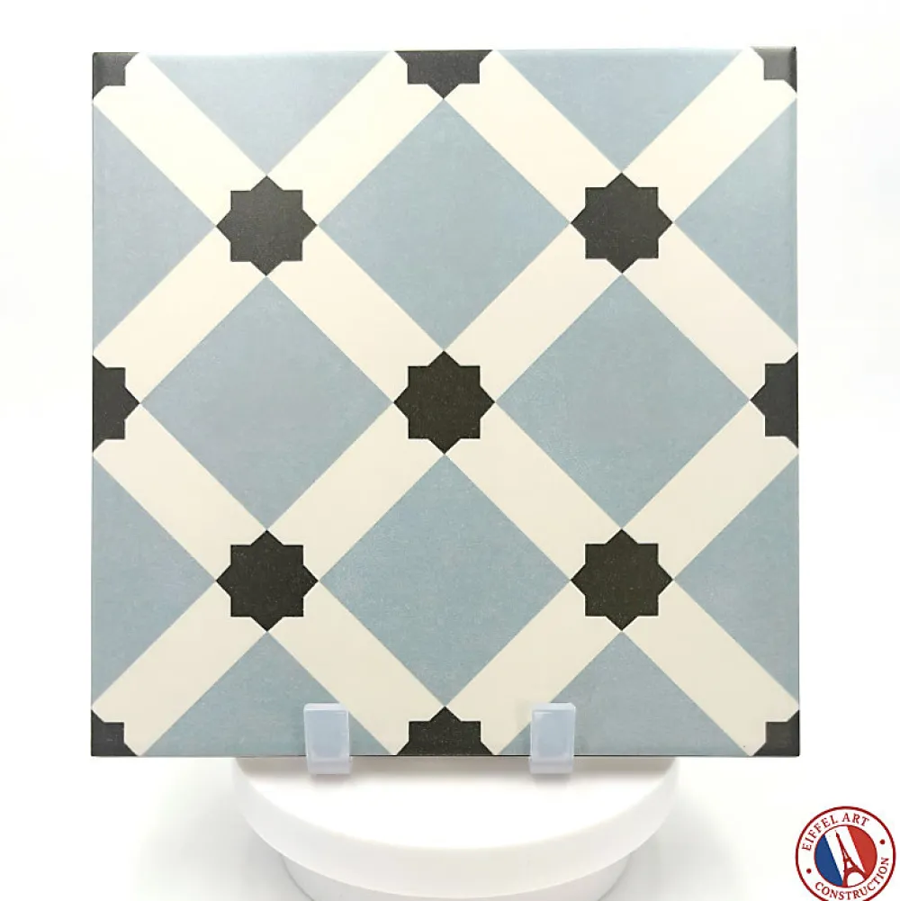 Aelle Carrelage Carrelage Sol Effet Carreaux De Ciment<Carrelage sol / mur effet ciment 20x20 cm 1900 PALAU CELESTE