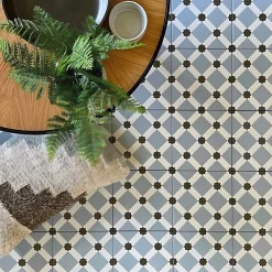 Aelle Carrelage Carrelage Sol Effet Carreaux De Ciment<Carrelage sol / mur effet ciment 20x20 cm 1900 PALAU CELESTE