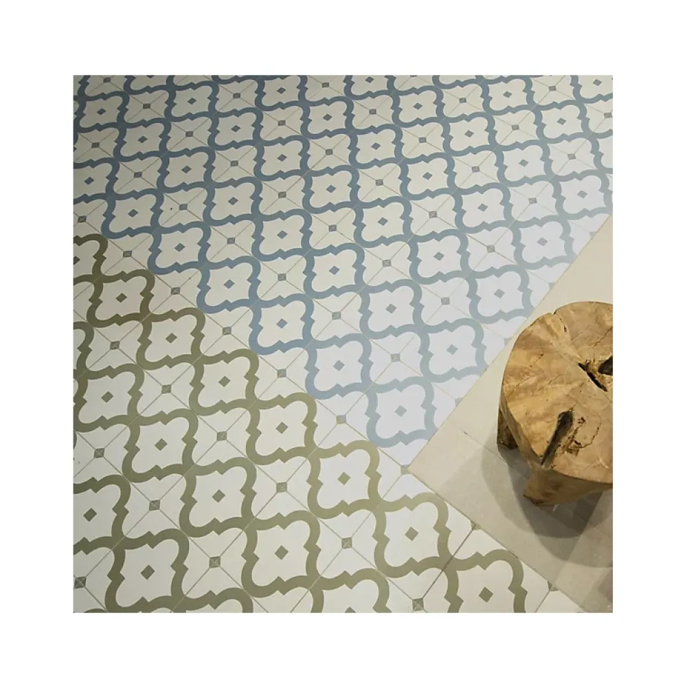 Aelle Carrelage Carrelage Sol Pour Cuisine|Carrelage Sol Effet Carreaux De Ciment<Carrelage sol / mur effet ciment vert 20x20 cm MAORI LADAKHI MUSGO