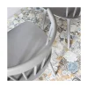 Aelle Carrelage Carrelage Sol Effet Carreaux De Ciment|Carrelage Sol Pour Cuisine<Carrelage sol / mur effet ciment 20x20 cm VODEVIL FLORE GRIS PATCHWORK