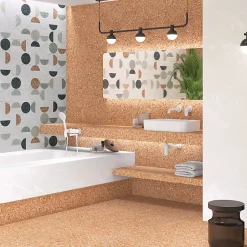Aelle Carrelage Carrelage sol / mur effet terrazzo 80x80 cm NIZA-R Rojizo- Carrelage Sol Effet Terrazzo|Carrelage Sol Pour Cuisine