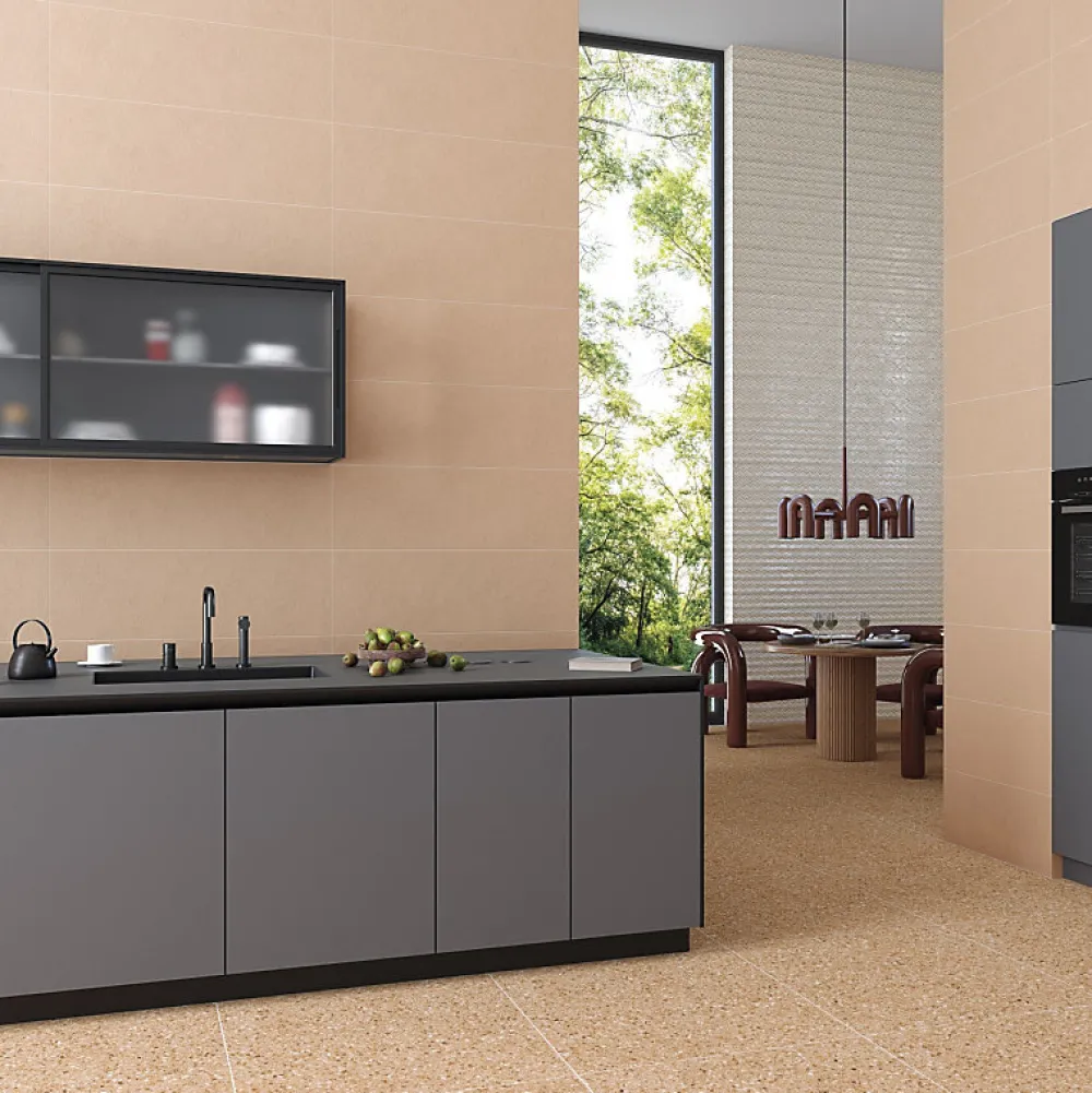 Aelle Carrelage Carrelage sol / mur effet terrazzo 80x80 cm NIZA-R Rojizo- Carrelage Sol Effet Terrazzo|Carrelage Sol Pour Cuisine