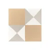 Eiffel art construction Carrelage sol / mur effet ciment 20x20 cm CAPRICE DECO CHESS PASTEL(vendu par boite de 1m2)- Carrelage Sol Effet Carreaux De Ciment|Carrelage Sol Pour Cuisine