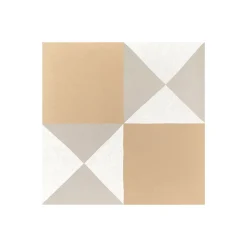 Eiffel art construction Carrelage sol / mur effet ciment 20x20 cm CAPRICE DECO CHESS PASTEL(vendu par boite de 1m2)- Carrelage Sol Effet Carreaux De Ciment|Carrelage Sol Pour Cuisine