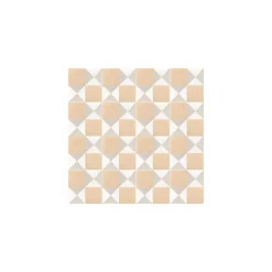 Eiffel art construction Carrelage sol / mur effet ciment 20x20 cm CAPRICE DECO CHESS PASTEL(vendu par boite de 1m2)- Carrelage Sol Effet Carreaux De Ciment|Carrelage Sol Pour Cuisine