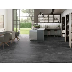 Eiffel art construction Carrelage Sol Effet Bois|Carrelage Sol Pour Pièce À Vivre<Carrelage sol / mur effet bois 20x120 cm ARTWOOD BLACK(vendu par boite de 1.44m2)