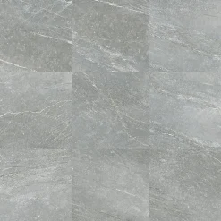 Aelle Carrelage Carrelage Sol Effet Pierre<Carrelage sol / mur effet pierre gris 80x80 cm BETILO R GREY
