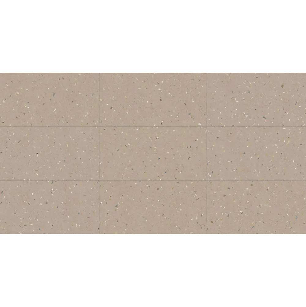 Eiffel art construction Carrelage sol / mur effet terrazzo 60x120 cm Croccante-R Avellana (vendu par boite de 1.44m2)- Carrelage Sol Effet Terrazzo
