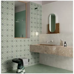 Aelle Carrelage Carrelage Sol Pour Wc<Carrelage sol / mur effet ciment vieilli 20x20 cm TERRA ART GEOMETRIA S.M