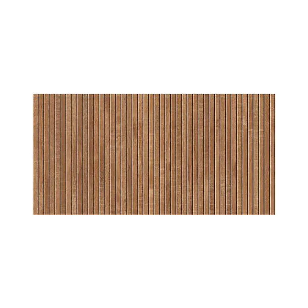 Aelle Carrelage Carrelage sol / mur effet bois bambou à relief 60x120 cm ARTWOOD RIBBON NUT- Carrelage Sol Pour Pièce À Vivre|Carrelage Sol Effet Bois