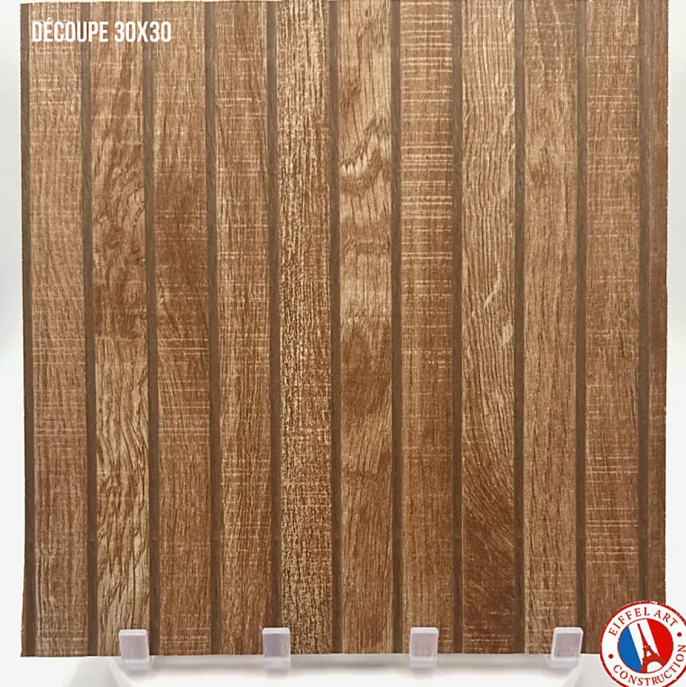 Aelle Carrelage Carrelage sol / mur effet bois bambou à relief 60x120 cm ARTWOOD RIBBON NUT- Carrelage Sol Pour Pièce À Vivre|Carrelage Sol Effet Bois