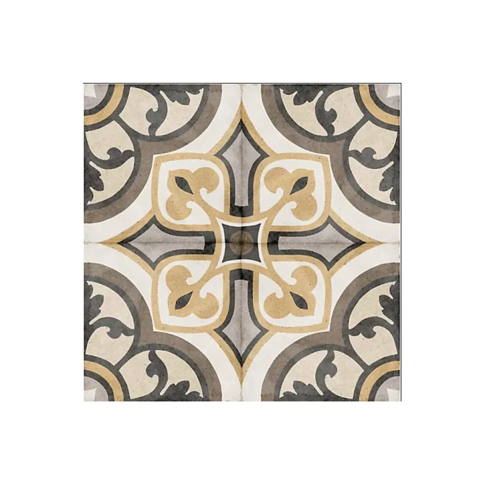 Aelle Carrelage Carrelage Sol Effet Carreaux De Ciment<Carrelage sol / mur effet ciment motif rosace 20x20 cm ART NOUVEAU MAJESTIC COLOUR