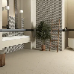 Aelle Carrelage Carrelage Sol Effet Pierre<Carrelage sol / mur effet terrazzo beige 19,4x120 cm CREAM R DUNE