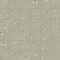Eiffel art construction Carrelage Sol Effet Terrazzo<Carrelage sol / mur effet terrazzo 20x20 cm Croccante Menta (vendu par boite de 1m2)