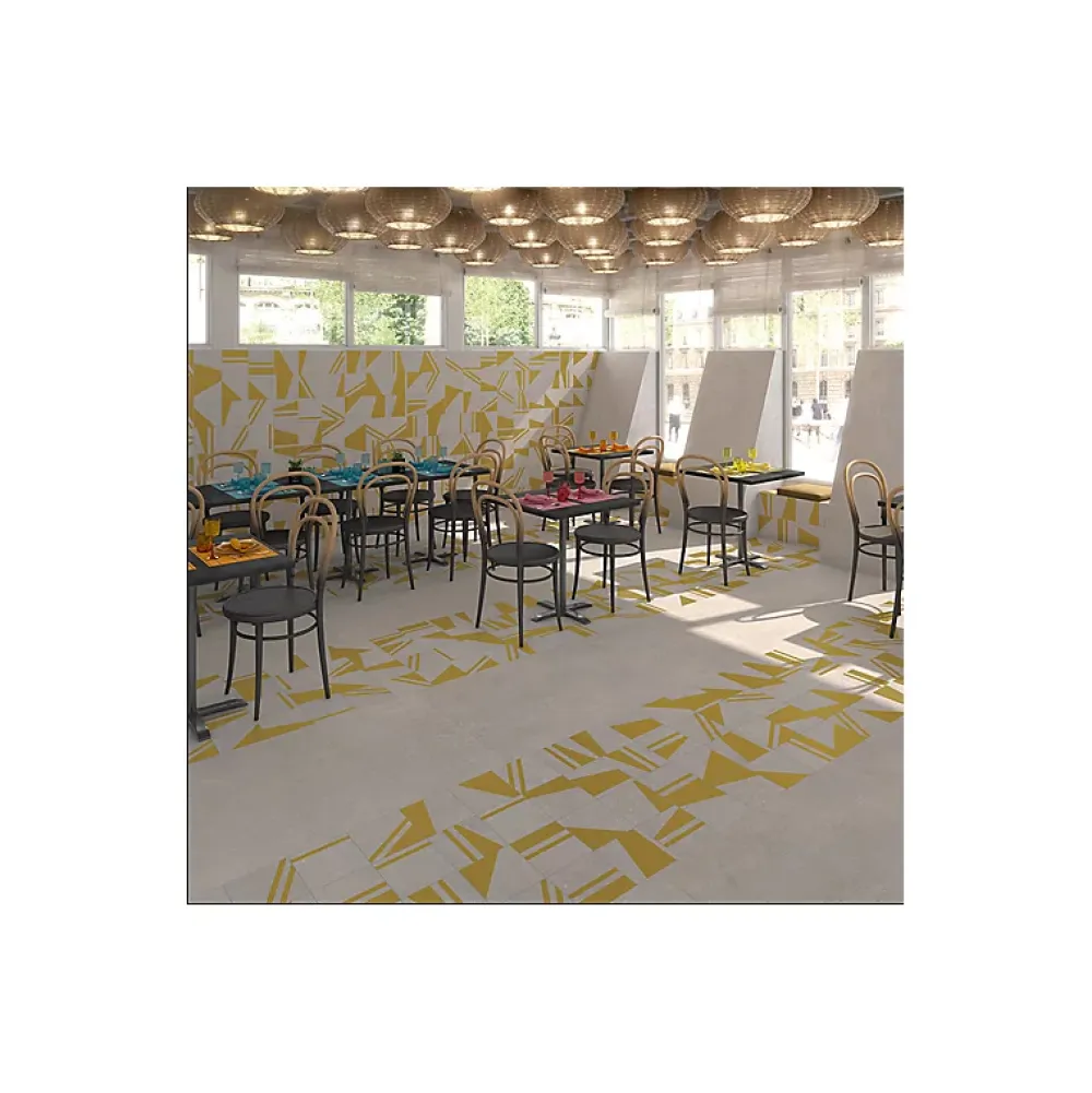 Aelle Carrelage Carrelage sol / mur effet ciment 20x20 cm KOKOMO GRIS ORO NASSAU PATCHWORK- Carrelage Sol Effet Carreaux De Ciment