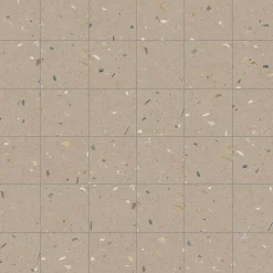 Eiffel art construction Carrelage sol / mur effet terrazzo 20x20 cm Croccante Avellana(vendu par boite de 1m2)- Carrelage Sol Effet Terrazzo