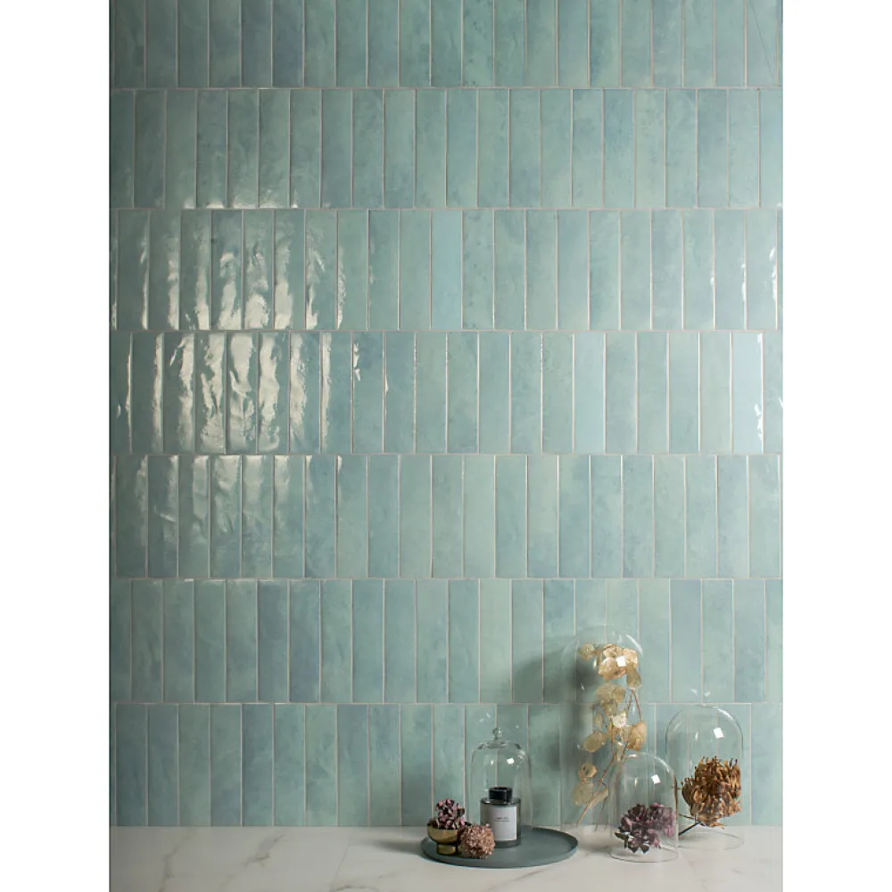 Aelle Carrelage Faïence Unie|Faïence Pour Salle De Bains<Carrelage sol / mur faience effet zellige bleu clair - Miniature SODA Azzurro Artico J380