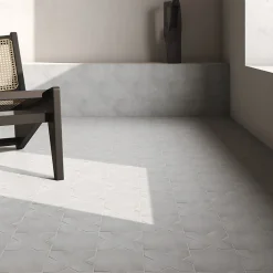 Aelle Carrelage Carrelage sol / mur forme étoile 16,8x16,8 cm KASBAH STAR SMOKE- Carrelage Sol Pour Wc|Carrelage Sol Uni