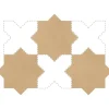 Aelle Carrelage Carrelage sol / mur forme étoile 16,8x16,8 cm KASBAH STAR FAWN- Carrelage Sol Uni|Carrelage Sol Pour Wc