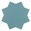 Aelle Carrelage Carrelage Sol Uni<Carrelage sol / mur forme étoile bleu 16,8x16,8 cm PORTO STAR AZURE